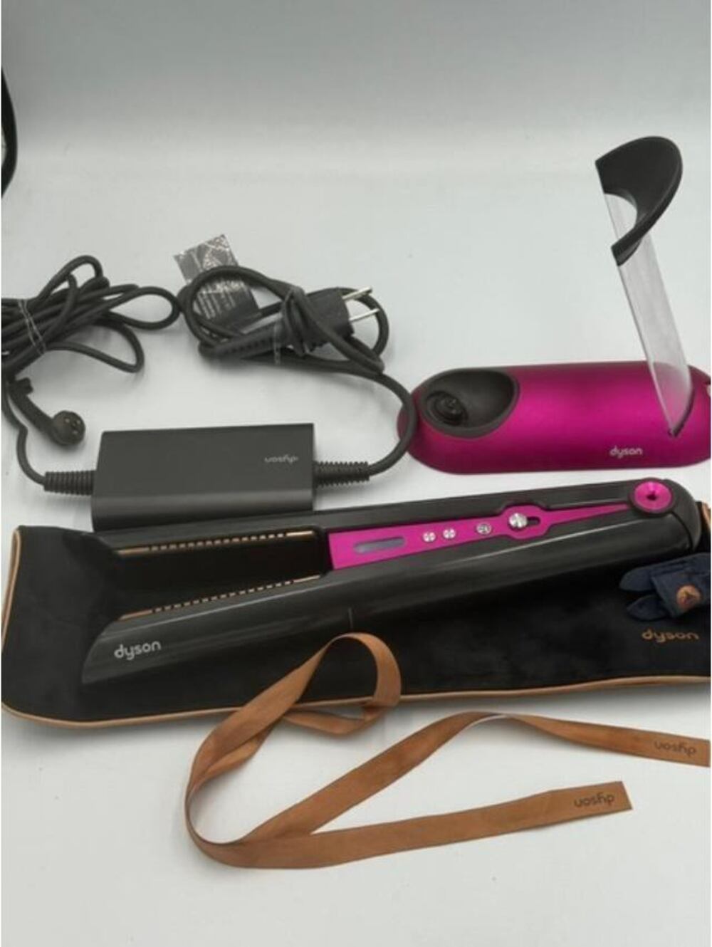 Dyson Corrale Hair Straightener with Charging Stand - Black/